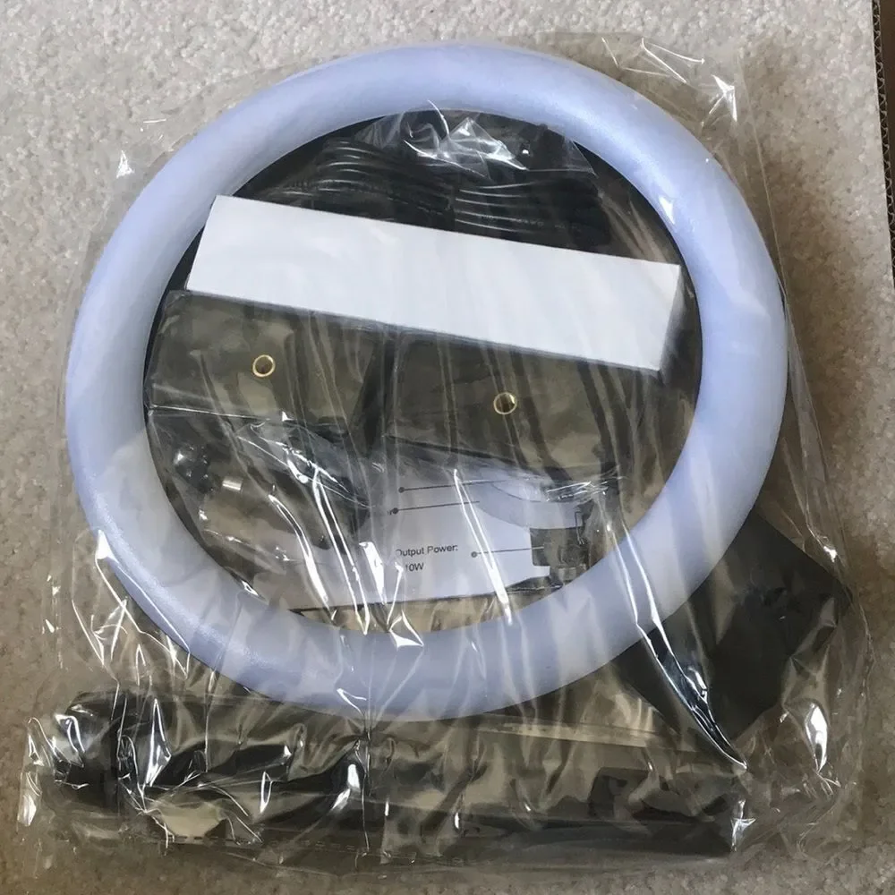 LED ring light 7”